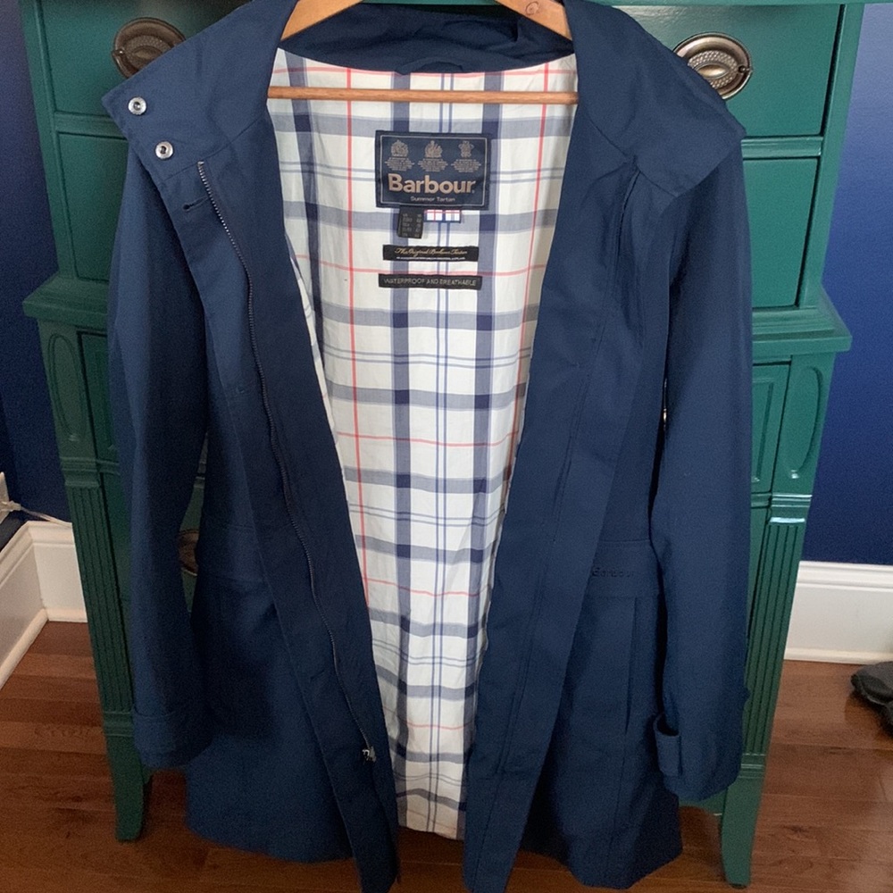 Barbour rain trench coat US 10